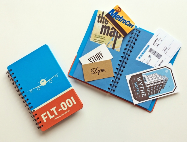 【ノベルティ】FLIGHT 001 オリジナルトラベルスクラップブック