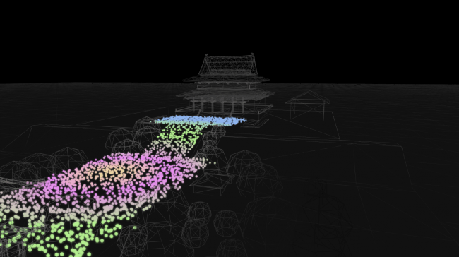 参考画像：大本山増上寺を中心に美しい光のインスタレーションが拡がる