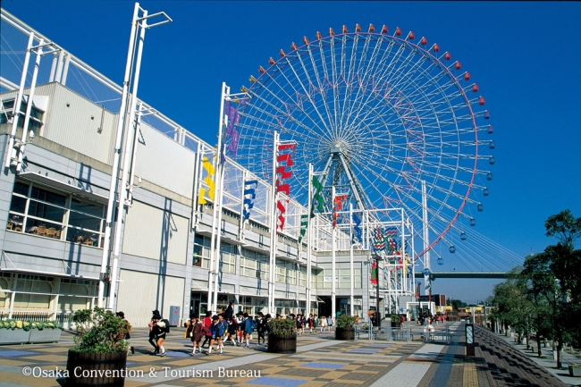 人気観光スポットのひとつ「大阪ベイエリア」Popular Sightseeing Spot Osaka Bay Area
