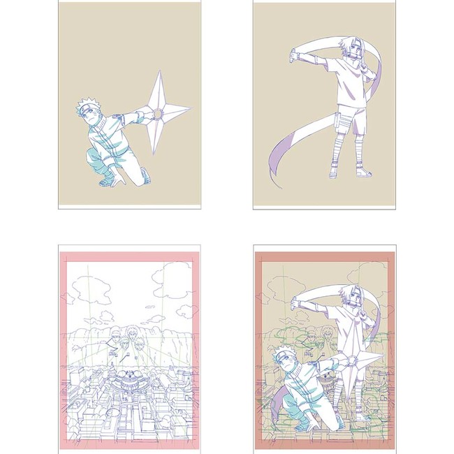 スタジオぴえろストア特典 ポストカード（4種）