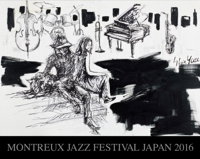 Montreux Jazz Festival Japan 2016キービジュアル(C) 2016 YOHJI YAMAMOTO INC. All Rights Reserved.
