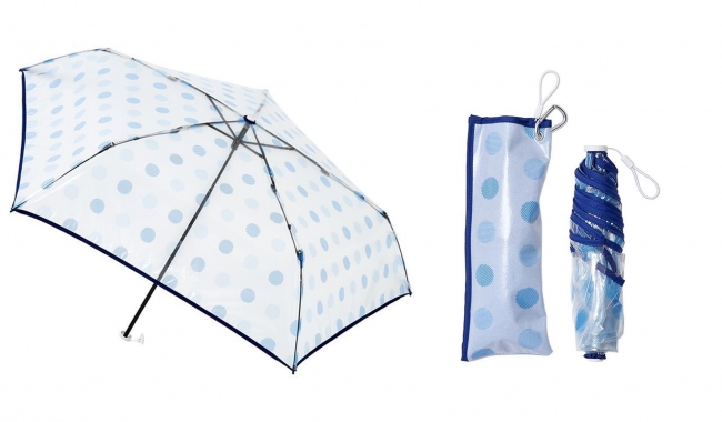 エスタ 透明ビニール折りたたみ傘