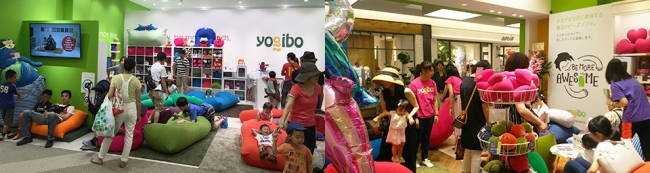 ▲ Yogibo Store 混雑時の様子