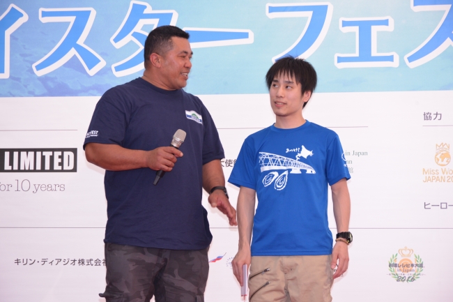 NZ大会優勝のISOSEFAさん(左)と日本大会準優勝の栗原さん（右）