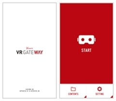 VRコンテンツ再生アプリ「VR GATEWAY」