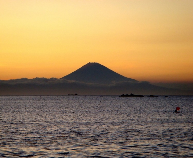 【2位：休暇村　館山】富士山と夕日