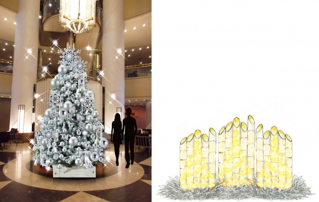 ホワイトクリスマスツリー（左）、バンブーツリー（右）※イメージ画像