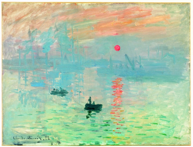 クロード・モネ《印象、日の出》1872年 油彩、カンヴァス Musée Marmottan Monet, Paris © Christian Baraja 2016.2.4 〜2.21の期間限定出品