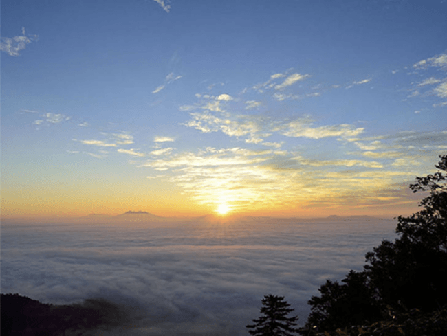 津軽峠の雲海（イメージ）
