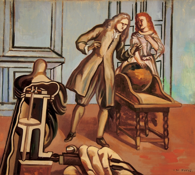 「魂の話」　1931 年　油彩、キャンバス