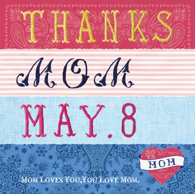 ＰＬＡＺＡの母の日プロモーション 「THANKS MOM MAY 8 -MOM LOVES YOU, YOU LOVE MOM-」 2016年4月28日(木)～5月8日(日) ※期間は店舗によって異なる場合がございます。