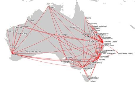 ニュージーランド航空　カンタス航空の国内85路線にコードシェア