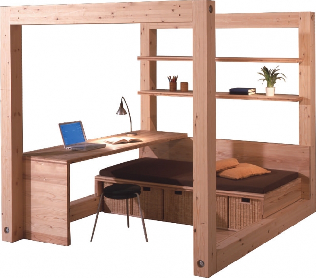 「tsubobeya」（５名様）家具デザイナー小泉誠氏設計・監修。ＳＥ構法の部材を使用した1坪の組み立て式家具。