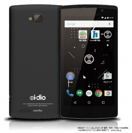 SIMフリースマートフォン『i-dio Phone』]
