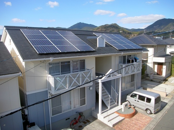 設置事例：アパート設置太陽光発電
