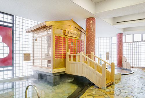 有馬温泉 太閤の湯　金泉・銀泉が同時に楽しめる「黄金の蒸し風呂」