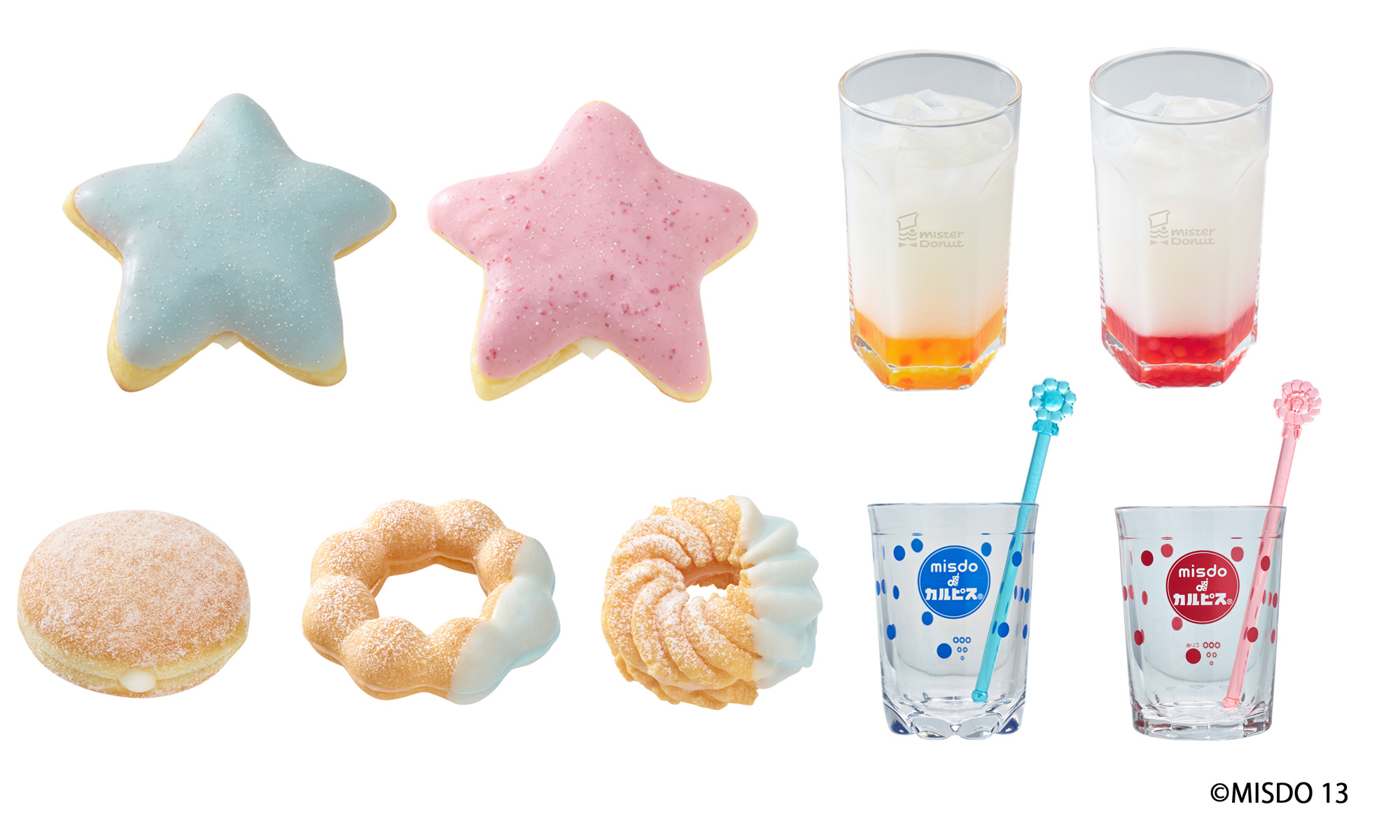 【ミスタードーナツ】6月10日(月)『misdo×カルピス®キャンペーン』スタート