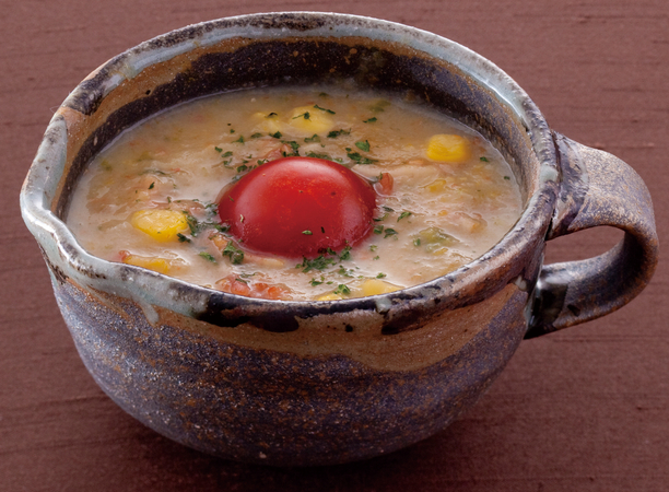 雨明特製スープ250円