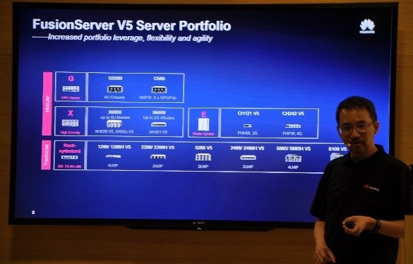 最新世代サーバーシリーズFusionServer V5を発表