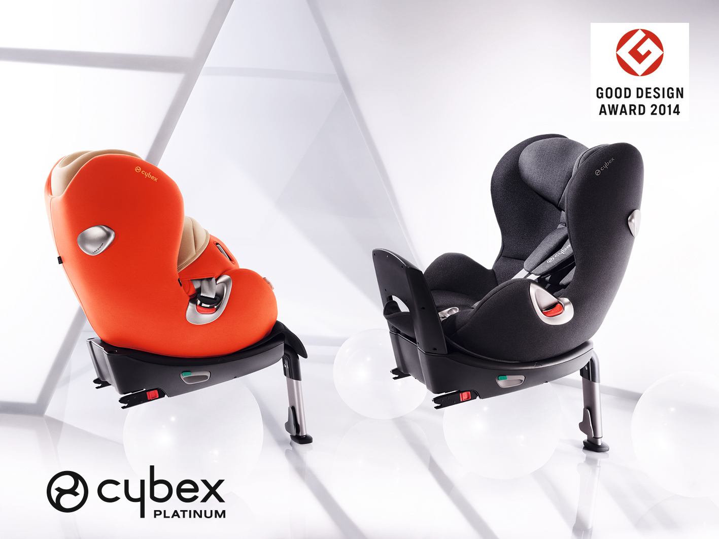 ドイツのチャイルドシートメーカー“CYBEX（サイベックス）” ISOFIX 固定式チャイルドシート SIRONA(シローナ) で 「2014