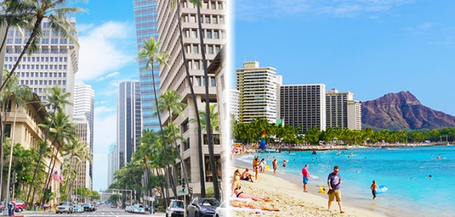 白砂のビーチと青い海が広がるハワイ。不動産人気も高く、活発に取引されています。