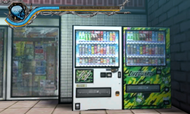 ゲームの中にチェリオの自動販売機が登場