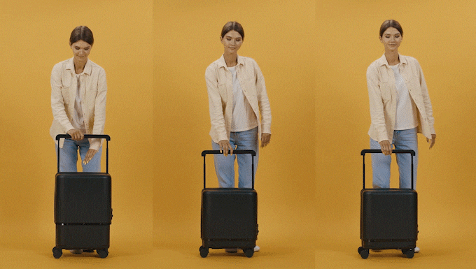 VELO三段階サイズ可変式のスーツケース-