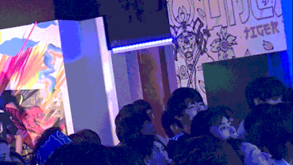 サッカーW杯の様子