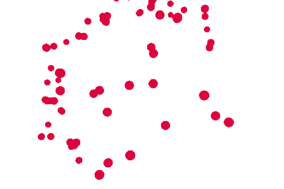 新しいロゴデザインは、多くの点が1つになり、シンボルとしての”m”（Meetup）を形成する”人だかり”、”コミュニティ”を意味します