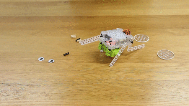 パチパチと何度でも組み合わせを変えられる パチパチと何度でも組み合わせを変えられる