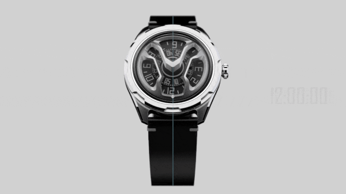 時刻と一緒に 時空 を感じて Sf 近未来モチーフがグッとくる腕時計 きびだんご株式会社のプレスリリース