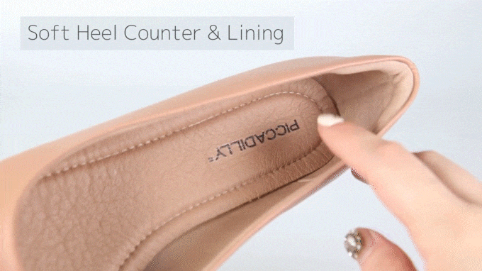 素足でも痛くない!初日から快適なふわふわの裏地