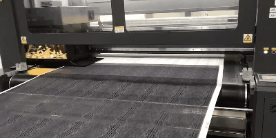 シーレースのプリントの様子 シーレースのプリントの様子