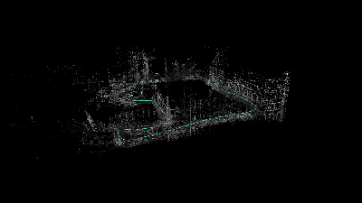 Cellid SLAMを用いて生成したデジタルツイン Cellid SLAMを用いて生成したデジタルツイン