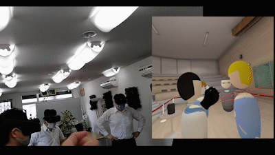 手の動きを忠実にトラッキング