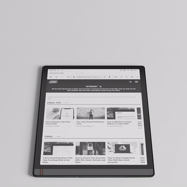 A4サイズ電子ペーパー搭載で読みやすい。GPUで高速動作を実現したBOOX