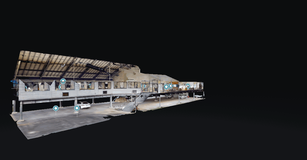 ノマドワークセンター全体像施設全体を3Dで俯瞰することで、空間全体の雰囲気やスケールを直感的に伝えることが可能です。