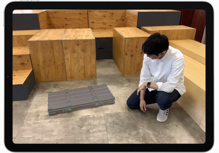 ARで組み立ての様子を確認