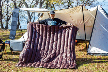 災害時にも活躍!】アウトドアブランドNANGAの超軽量ダウン寝袋 災害時にも活躍!】アウトドアブランドNANGAの超軽量ダウン寝袋