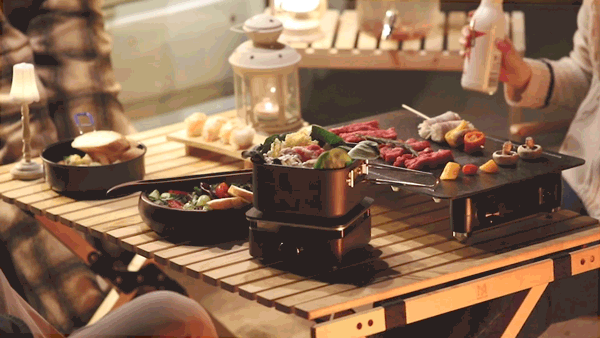 グループキャンプやソロキャンプでも