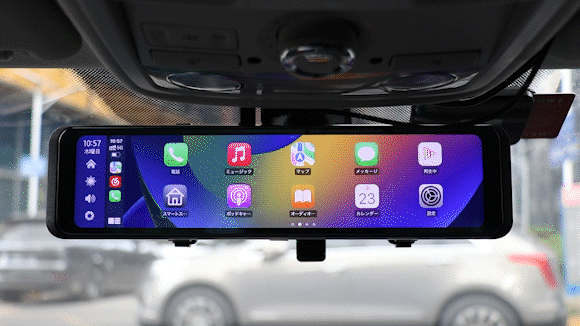 CarPlay　Android Auto　対応　ドライブレコーダー