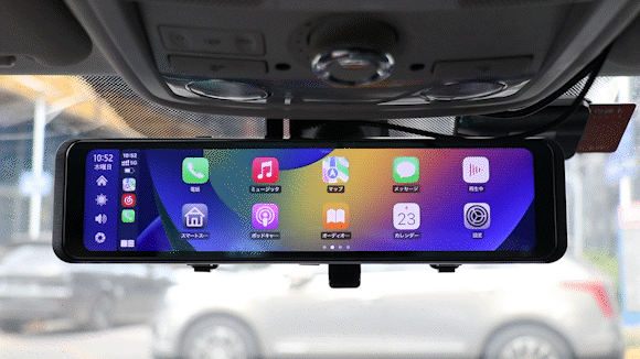 CarPlay・Android Auto対応！12インチで操作性抜群のドライブレコーダー登場