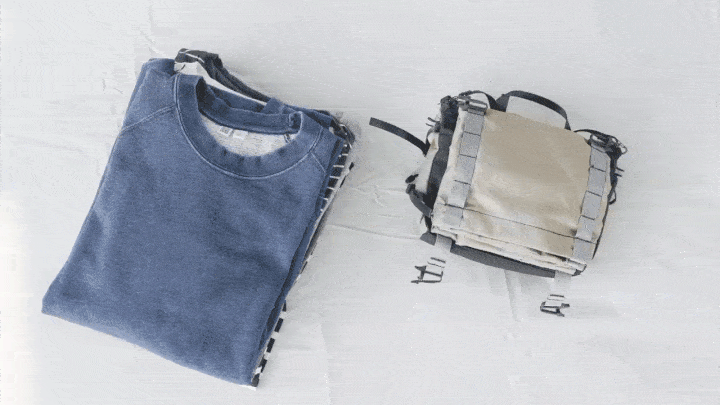 大容量トートバッグに早変わり! 大容量トートバッグに早変わり!