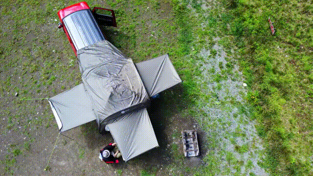 車に繋げるテント「Carlock(カーロック)」が誕生!3面 ”日&雨”除け付き