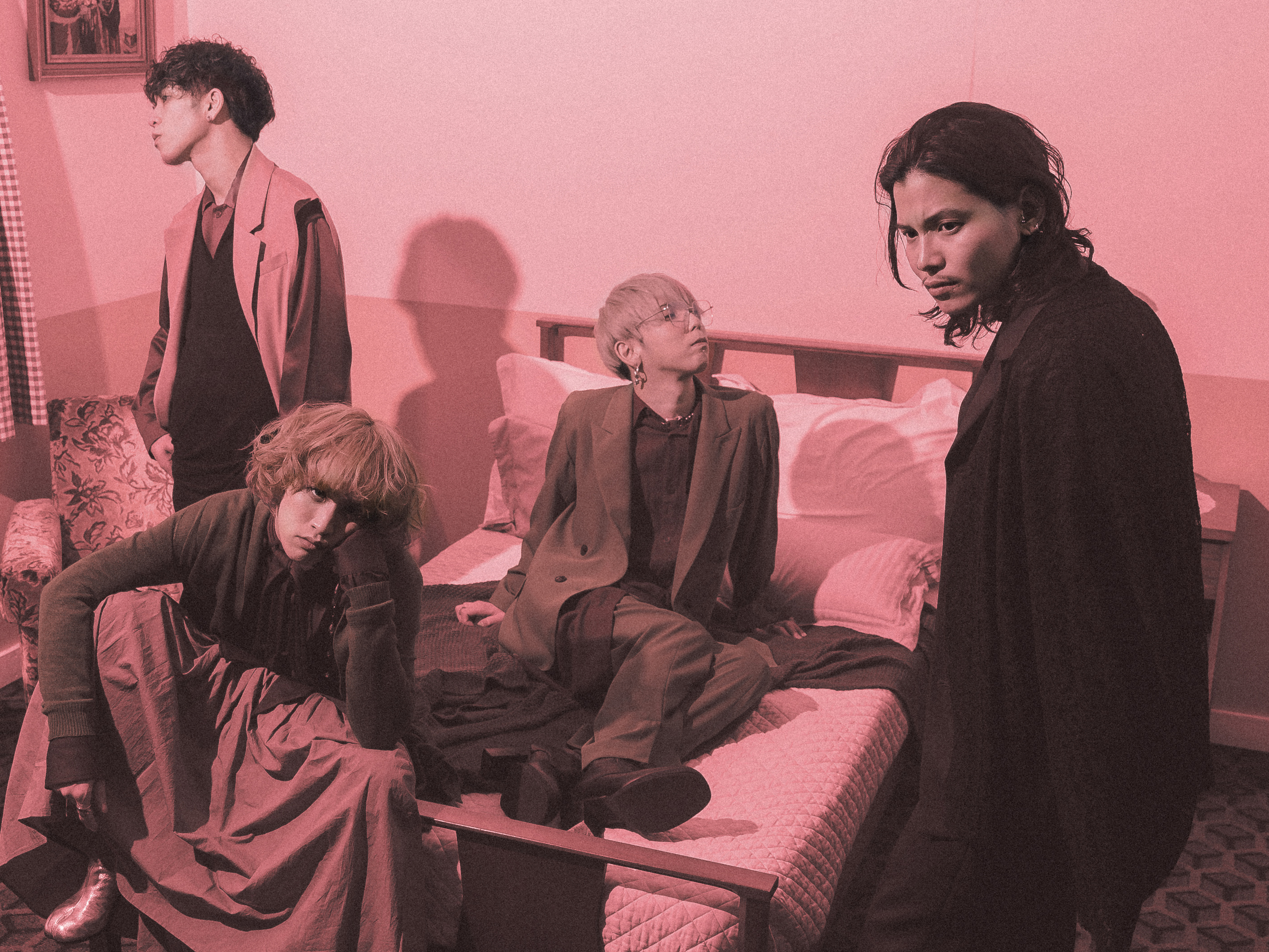 SUGAR IN THE CLOSET （左からTaku、yutori、Kai.、Atsuki）