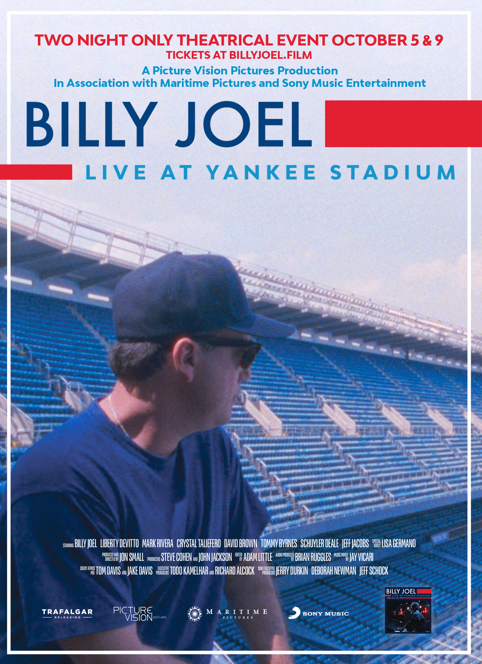  『ビリー・ジョエル：ライヴ・アット・ヤンキー・スタジアム』アートワーク