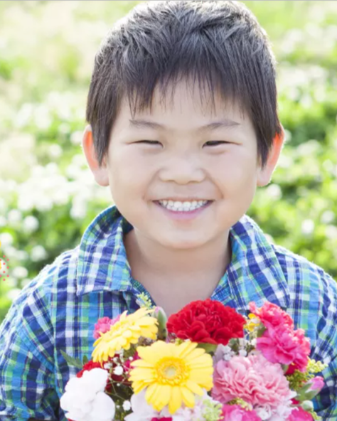 男の子だって花は大好き