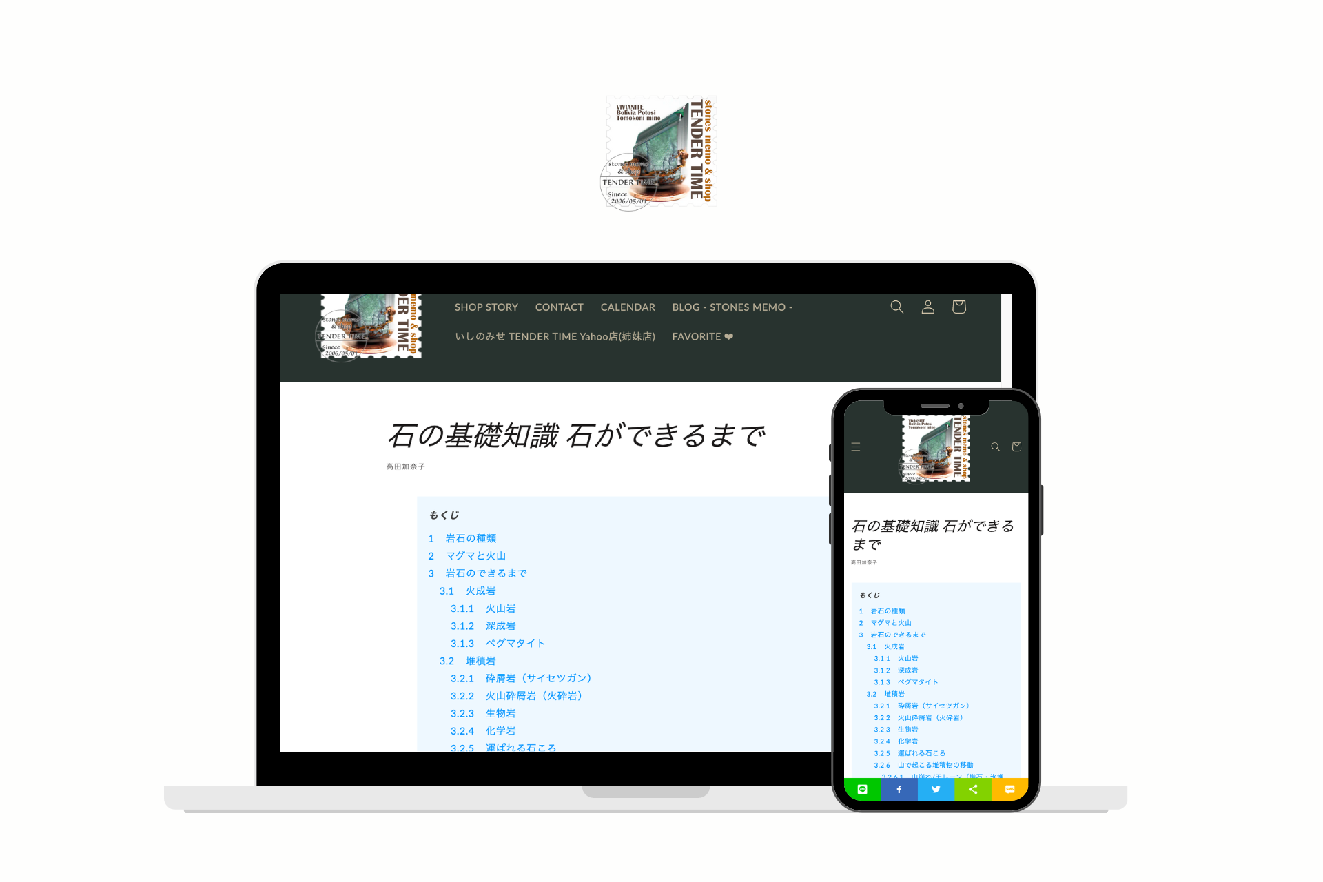 TENDER TIME 様｜RuffRuff目次作成導入事例