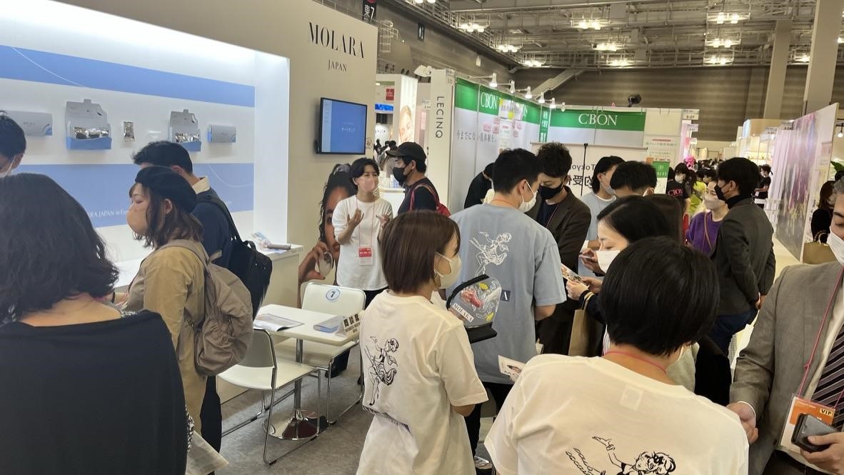 「MOLARA（モララ）」famtec tokyo 出店時の写真