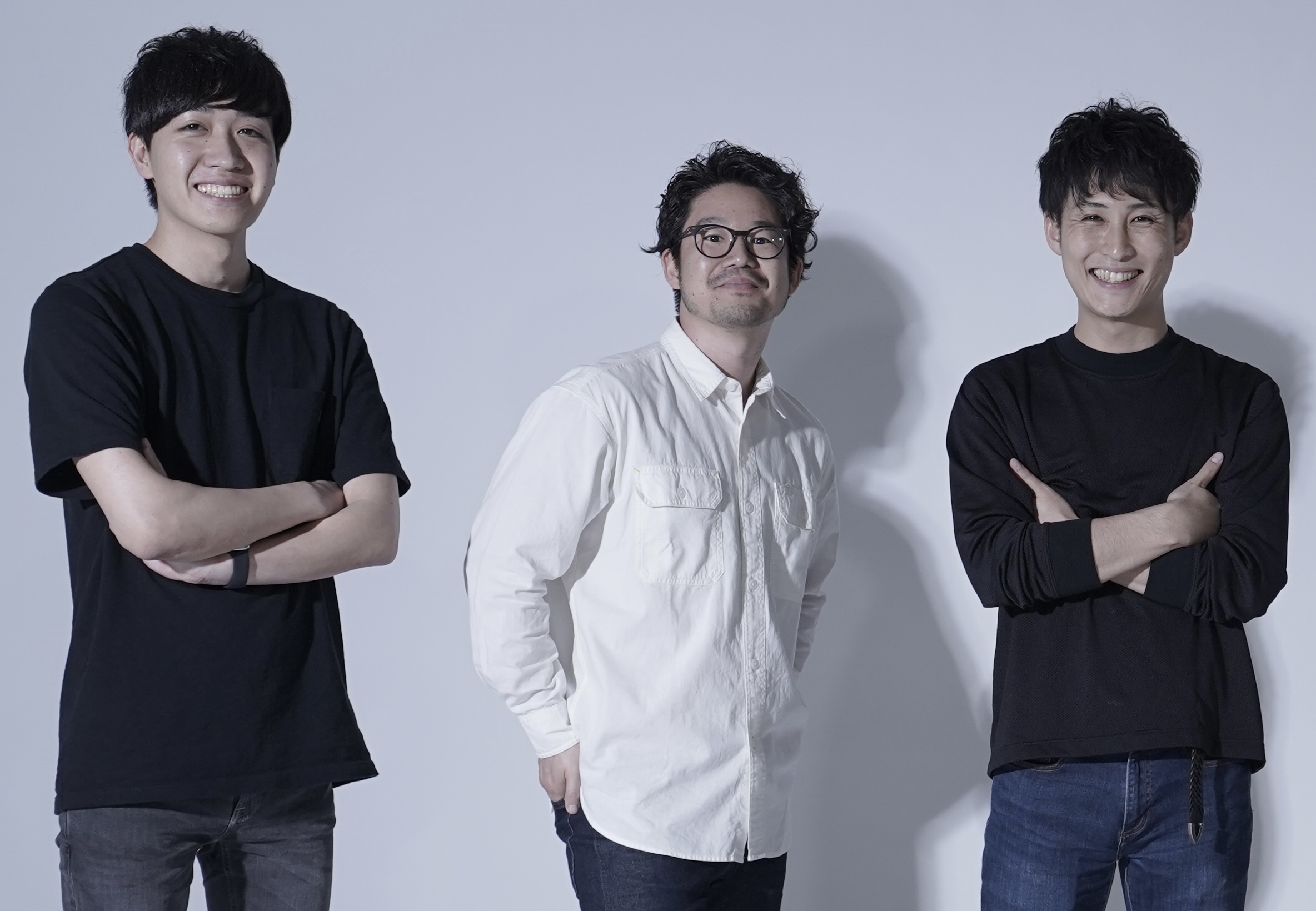 Co-Founders：（右から）　小山徹也／利光 健一／田原 將志